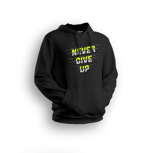 Never Give Up Hoodies